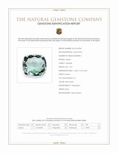 12.01 Ct. Mint Green Prasiolite from Brazil Scan Report