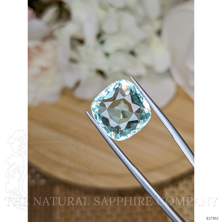 12.01 Ct. Mint Green Prasiolite from Brazil
