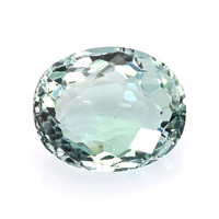13.48 Ct. Bluish Green Prasiolite from Brazil Video