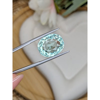 13.48 Ct. Bluish Green Prasiolite from Brazil Life Style