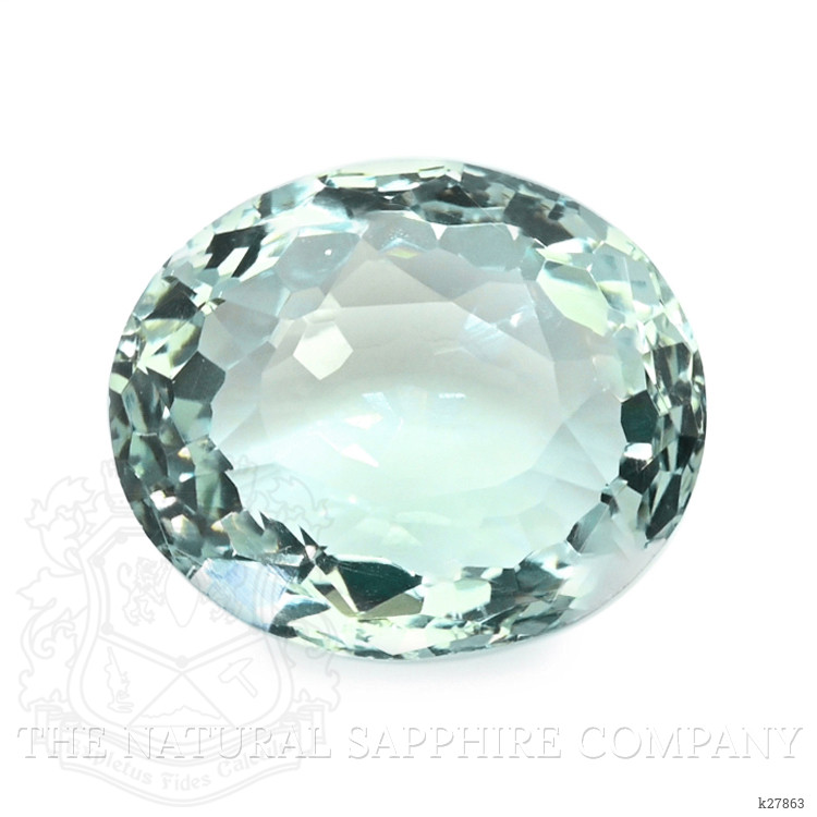 10.36 Ct. Bluish Green Prasiolite from Brazil