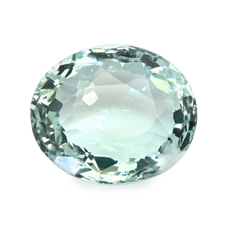 10.36 Ct. Bluish Green Prasiolite from Brazil