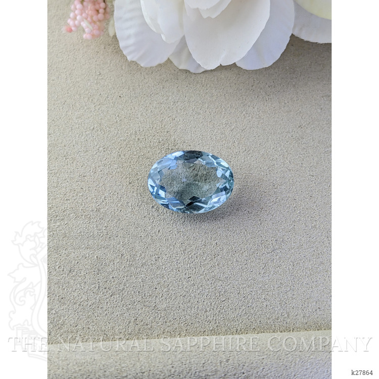 13.59 Ct. Greenish Blue Quartz from Brazil