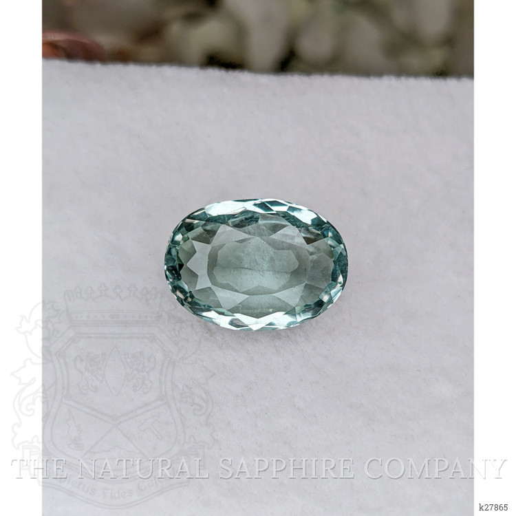 11.75 Ct. Bluish Green Prasiolite from Brazil
