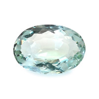 10.98 Ct. Bluish Green Prasiolite from Brazil Video