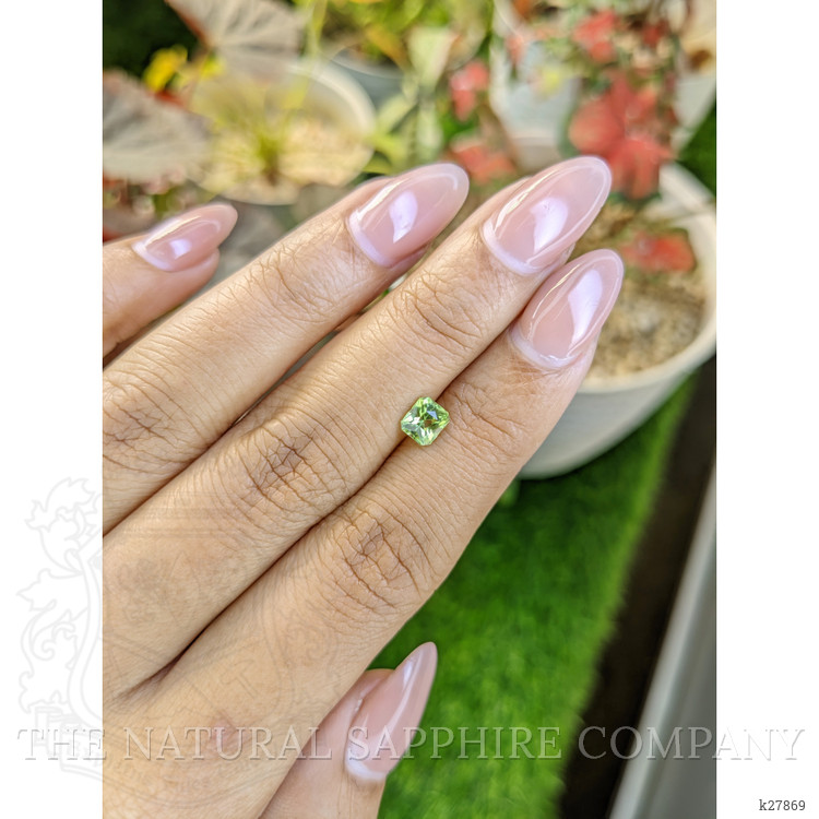 0.62 Ct. Yellowish Green Peridot from Pakistan