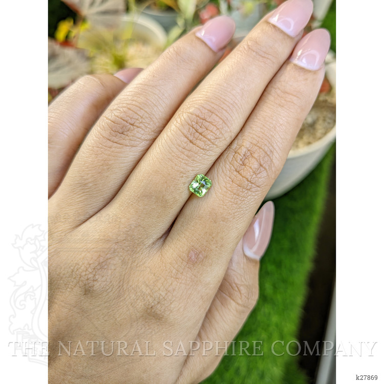 0.62 Ct. Yellowish Green Peridot from Pakistan