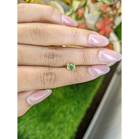 0.88 Ct. Yellowish Green Peridot from Pakistan Life Style