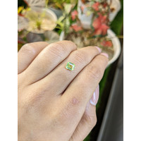 0.76 Ct. Yellowish Green Peridot from Pakistan Life Style