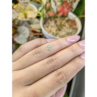 0.43 Ct. Yellowish Green Peridot from Pakistan Life Style