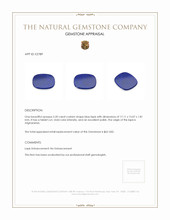 5.20 Ct. Lapis from Afghanistan Appraisal