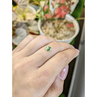 0.78 Ct. Yellowish Green Peridot from Pakistan Life Style