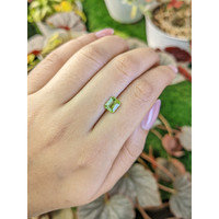 1.36 Ct. Yellowish Green Peridot from Pakistan Life Style