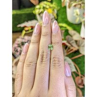 0.82 Ct. Green (Lime Green) Peridot from Ceylon (Sri Lanka) Life Style