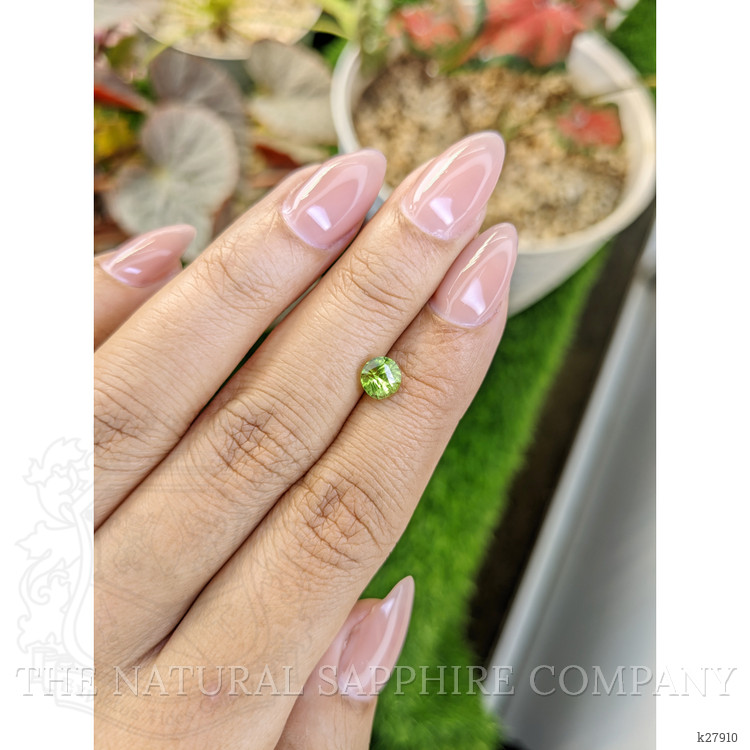 0.83 Ct. Yellowish Green Peridot from Pakistan