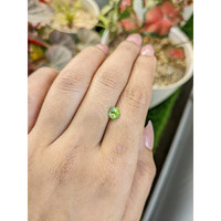 0.83 Ct. Yellowish Green Peridot from Pakistan Life Style