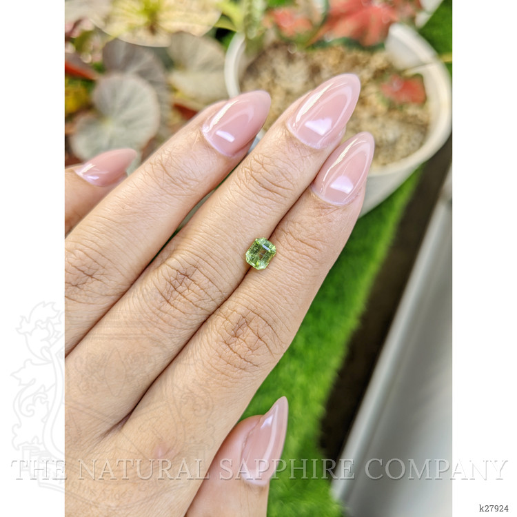0.76 Ct. Yellowish Green Peridot from Pakistan