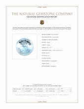16.77 Ct. Sky Blue Topaz from Brazil Scan Report