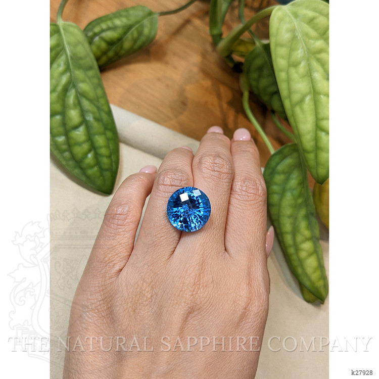 19.86 Ct. Swiss Blue Topaz from Brazil