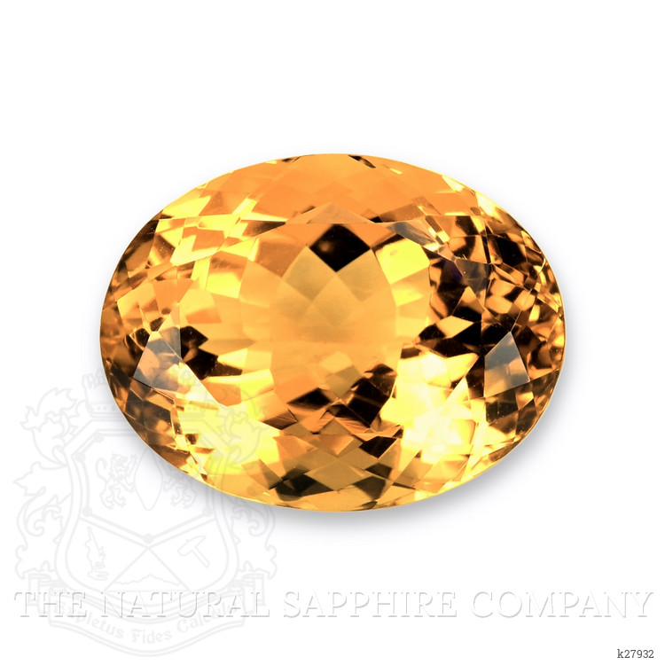 16.95 Ct. Yellowish Orange Citrine from Brazil