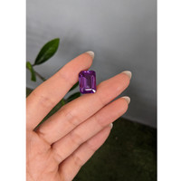 9.59 Ct. Purple Amethyst from Brazil Life Style