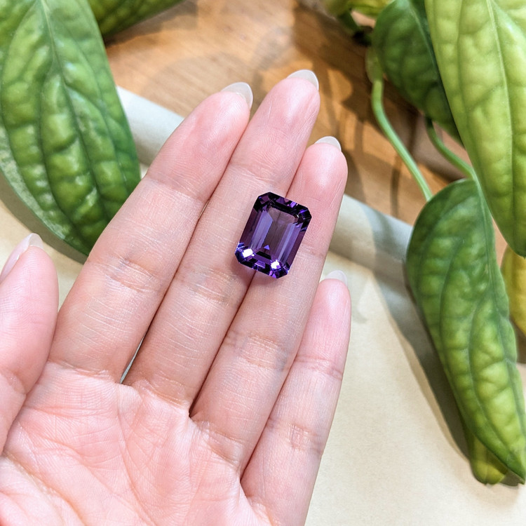 9.59 Ct. Purple Amethyst from Brazil