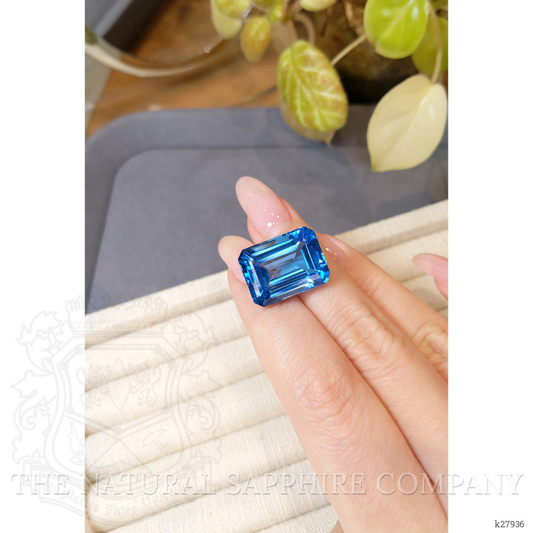 28.11 Ct. Swiss Blue Topaz from Brazil