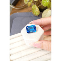31.48 Ct. Swiss Blue Topaz from Brazil Life Style