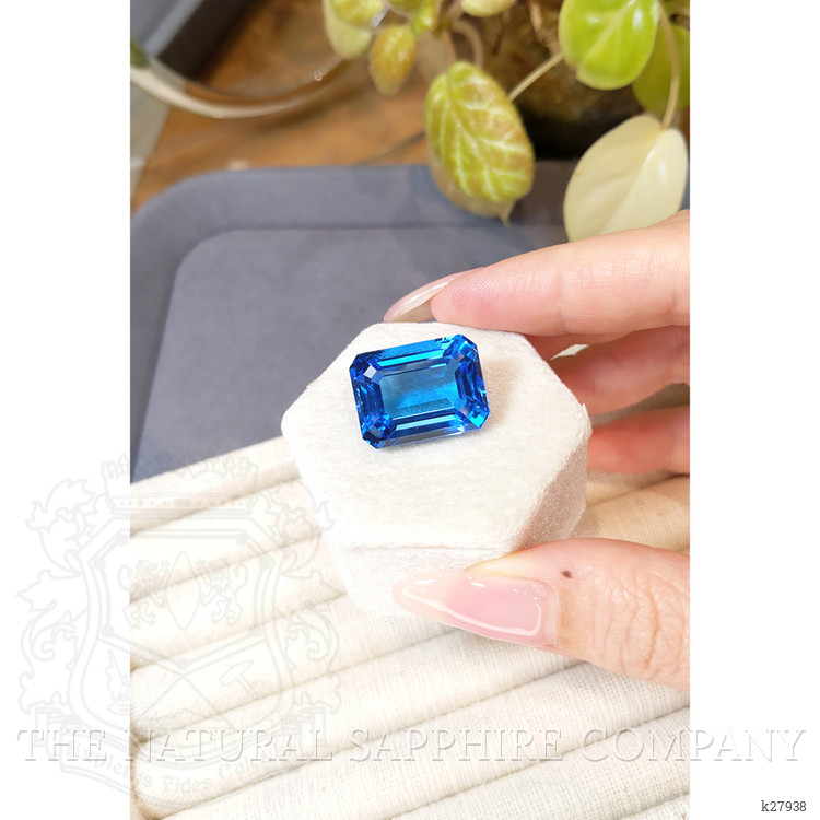 31.48 Ct. Swiss Blue Topaz from Brazil