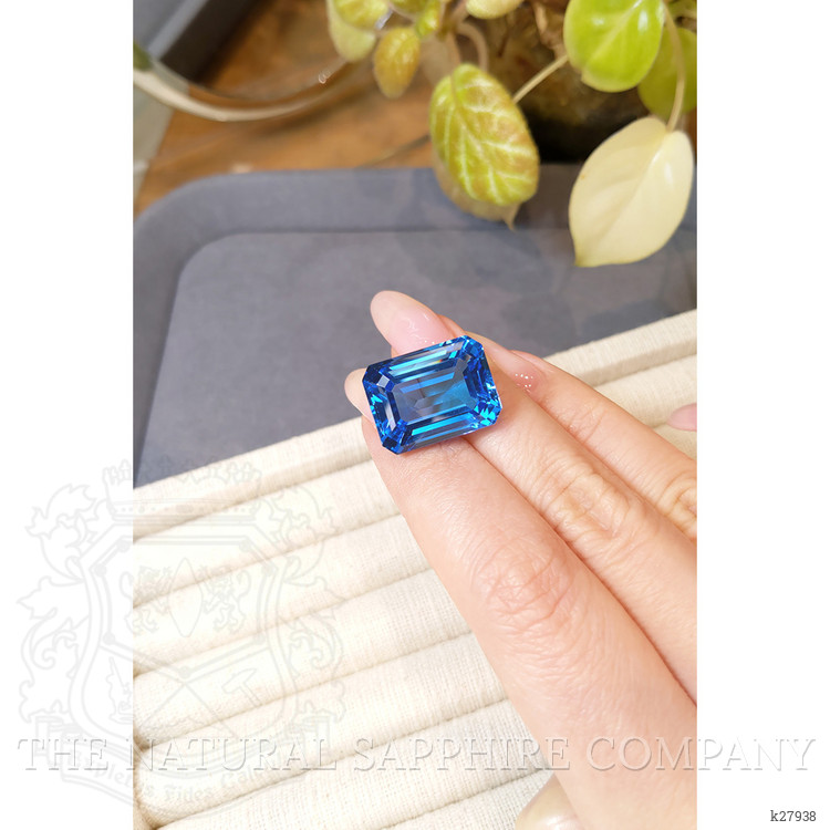 31.48 Ct. Swiss Blue Topaz from Brazil