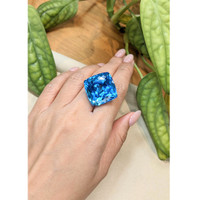 72.62 Ct. Swiss Blue Topaz from Brazil Life Style