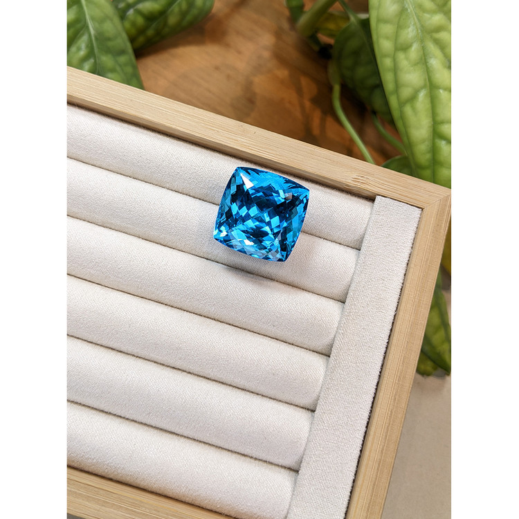 72.62 Ct. Swiss Blue Topaz from Brazil