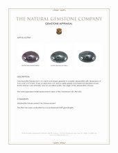 2.76 Ct. Cabochon Alexandrite from Russia Appraisal