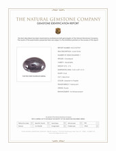 2.76 Ct. Cabochon Alexandrite from Russia Scan Report