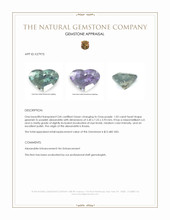 1.02 Ct. Alexandrite from Russia Appraisal