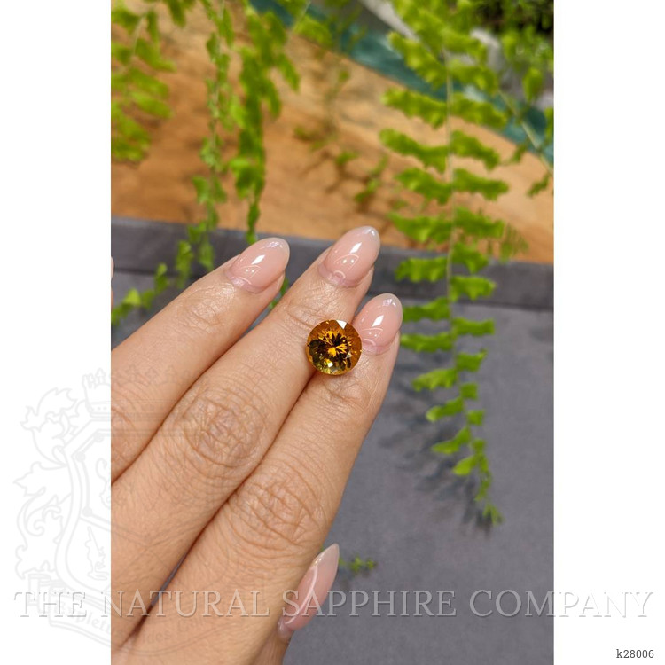 3.83 Ct. Orangish Yellow Citrine from Bolivia