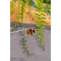 5.84 Ct. Orange Citrine from Bolivia Life Style