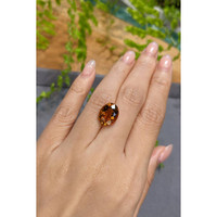 5.84 Ct. Orange Citrine from Bolivia Life Style
