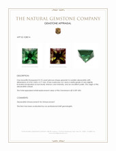 0.74 Ct. Alexandrite from Brazil Appraisal