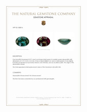 0.97 Ct. Alexandrite from Brazil Appraisal