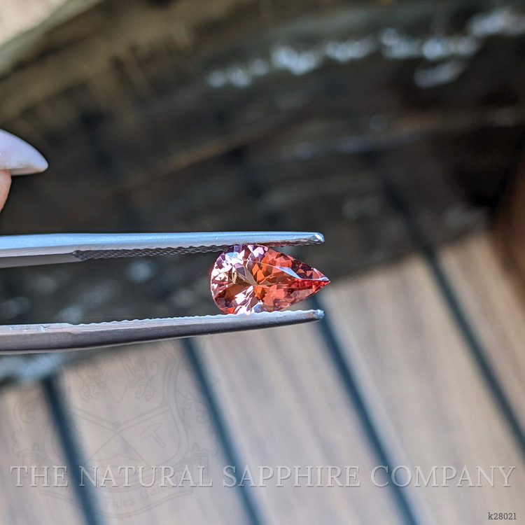 1.03 Ct. Pinkish Orange Imperial Topaz from Brazil