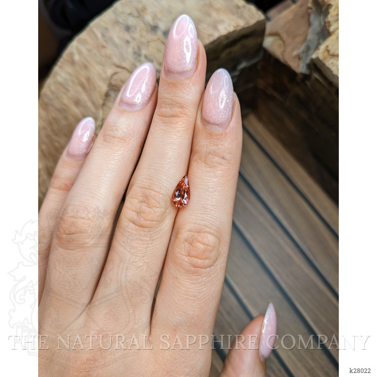 1.37 Ct. Pinkish Orange Imperial Topaz from Brazil