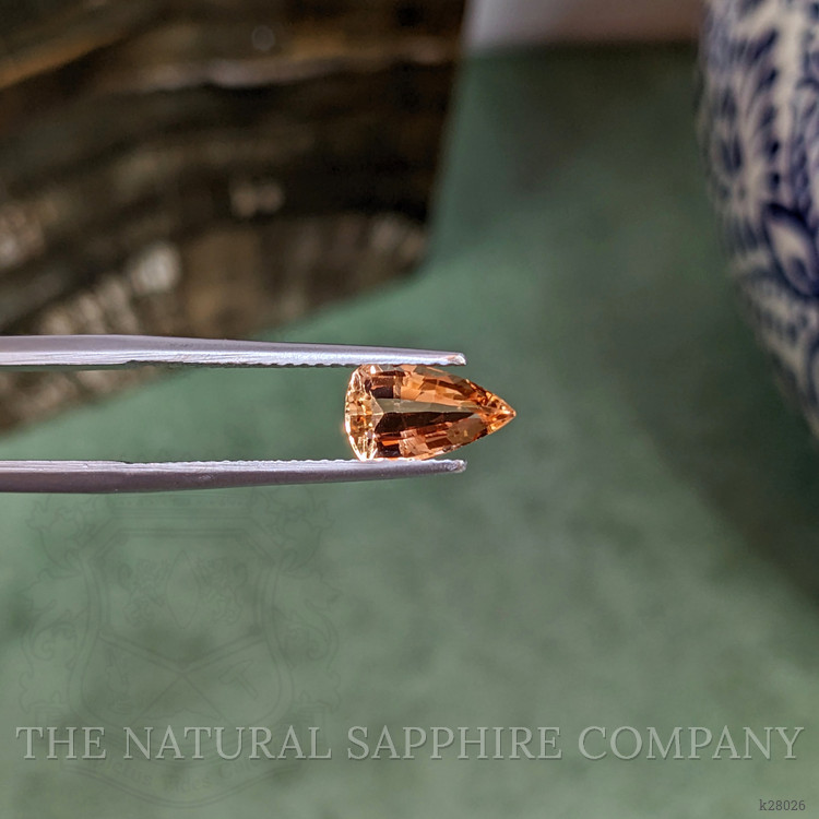 1.34 Ct. Yellowish Orange Precious Topaz from Brazil