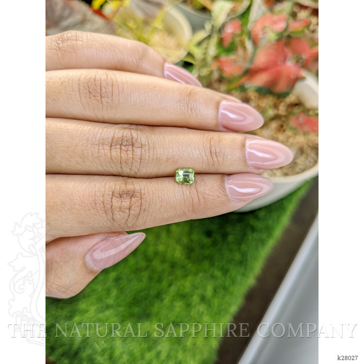 0.64 Ct. Green (Lime Green) Peridot from Pakistan