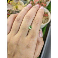 0.71 Ct. Green (Lime Green) Peridot from Pakistan Life Style