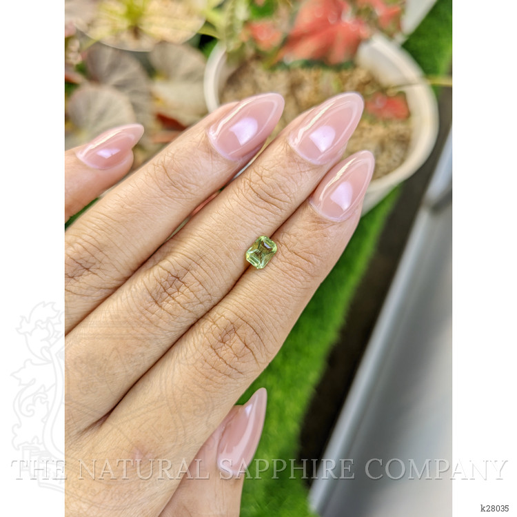 0.71 Ct. Yellowish Green Peridot from Pakistan