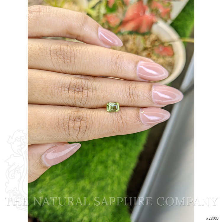 0.71 Ct. Yellowish Green Peridot from Pakistan