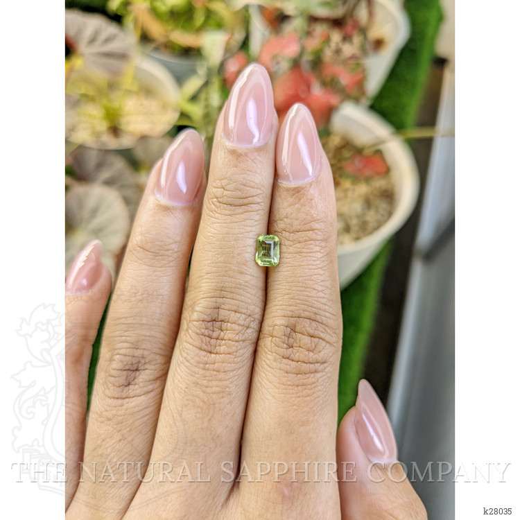 0.71 Ct. Yellowish Green Peridot from Pakistan