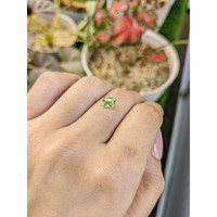 0.71 Ct. Yellowish Green Peridot from Pakistan Life Style