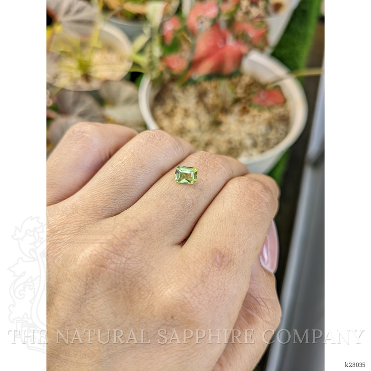 0.71 Ct. Yellowish Green Peridot from Pakistan
